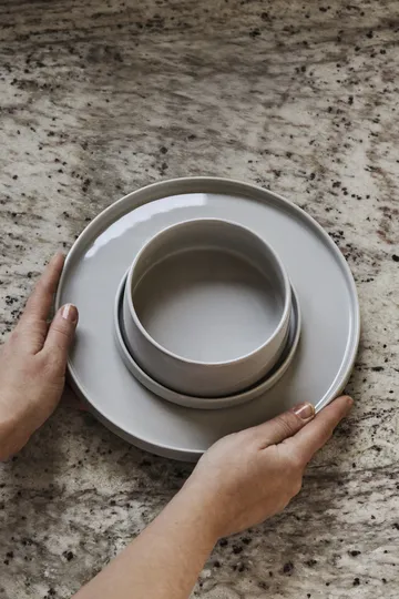Taper frukostset 12 delar - Ljusgrå - Scandi Living