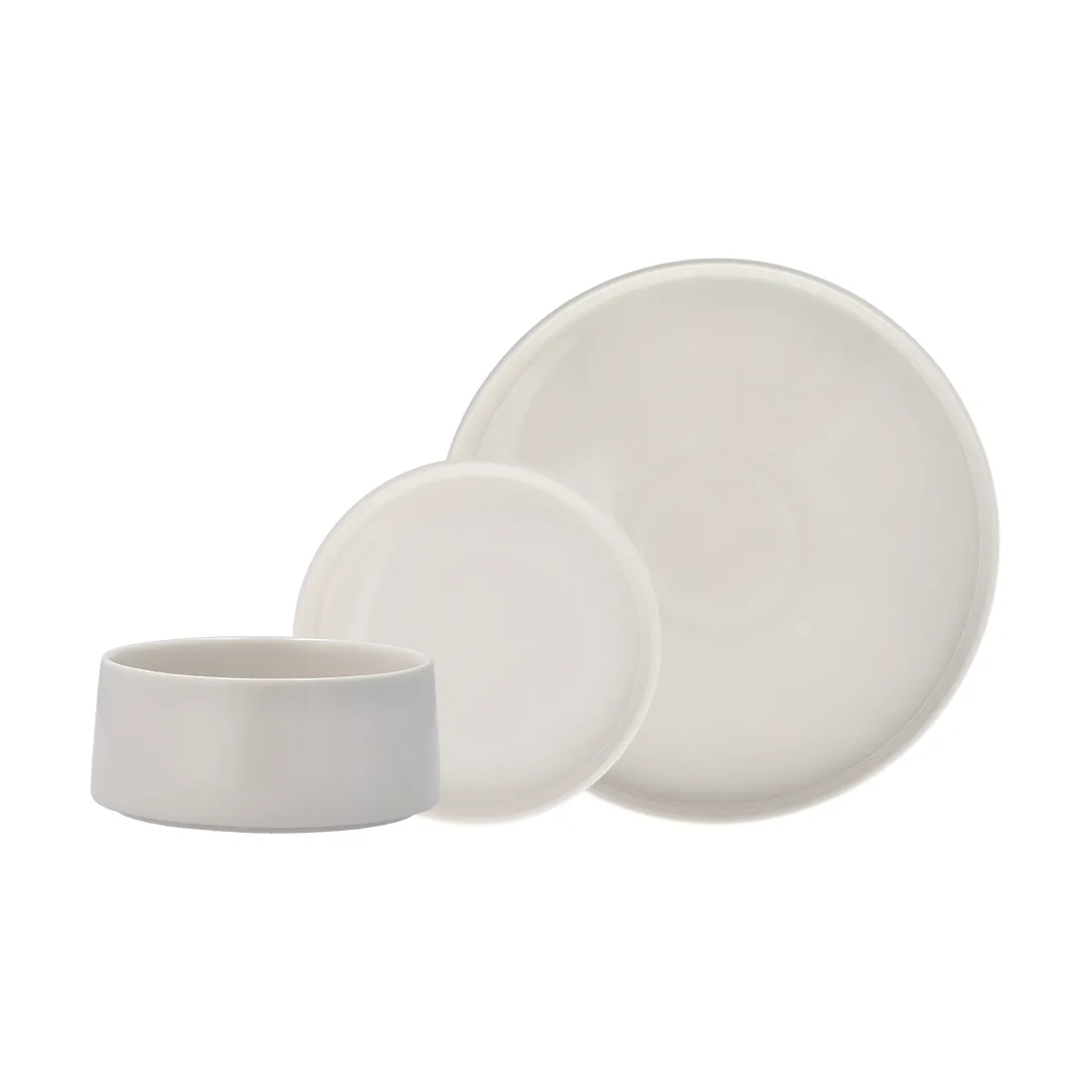 Taper servisset 12 delar - Vit,  Scandi Living