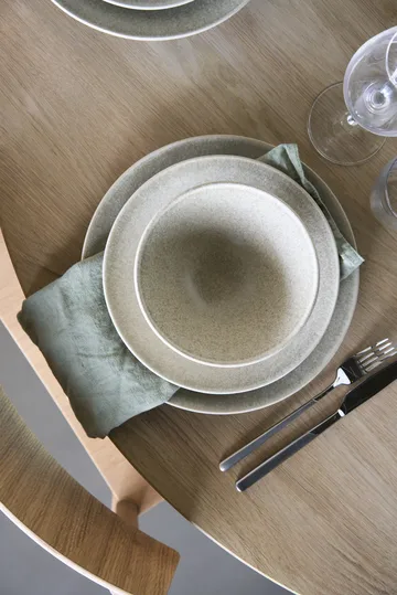 Terra mattallrik - Beige stengods, Ø26,5 cm - Scandi Living