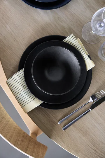 Terra soppskål - Svart stengods, Ø16 cm - Scandi Living