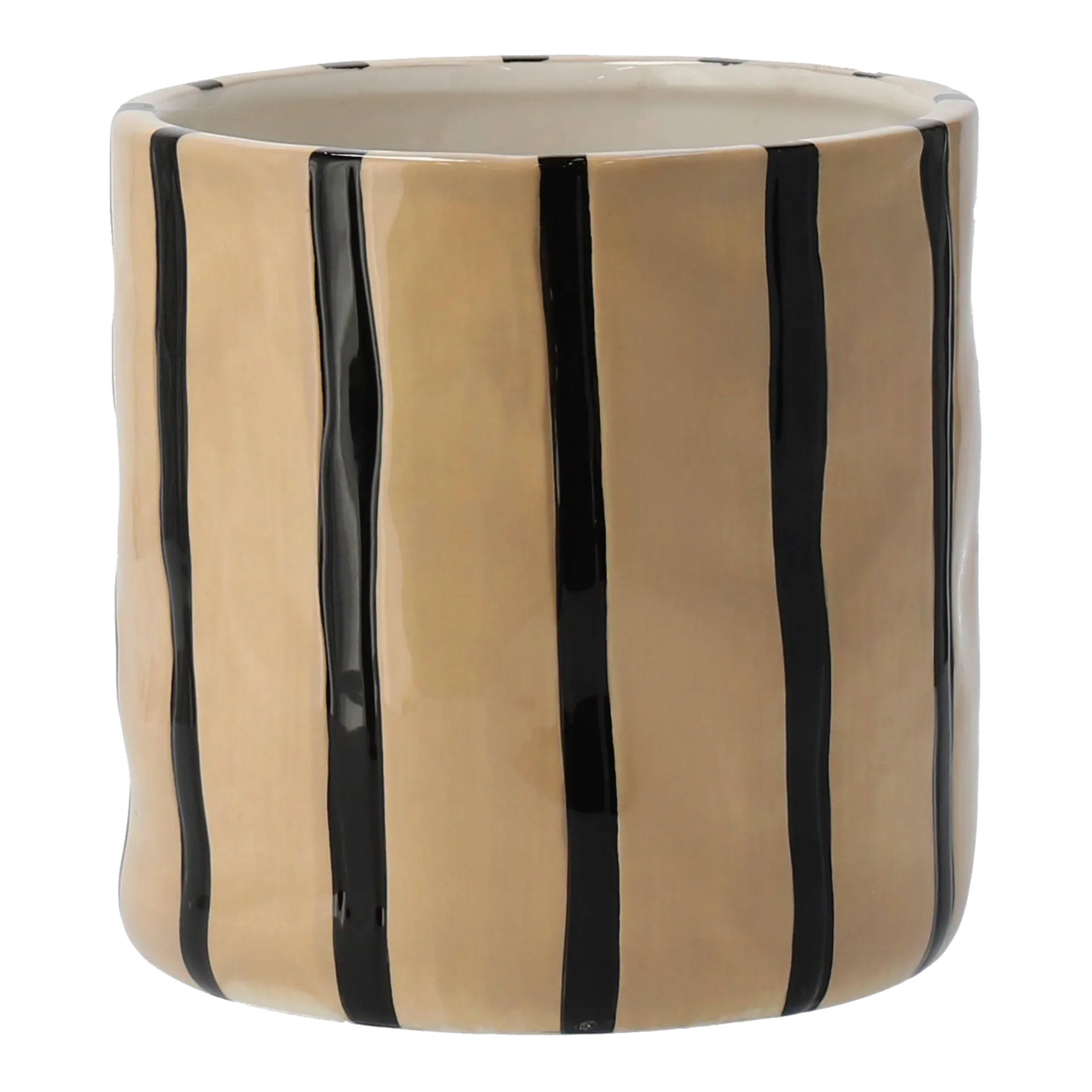 Thrive kruka Ø16 cm, Beige-svart Scandi Living