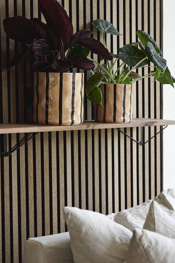 Thrive kruka Ø16 cm, Beige-svart Scandi Living