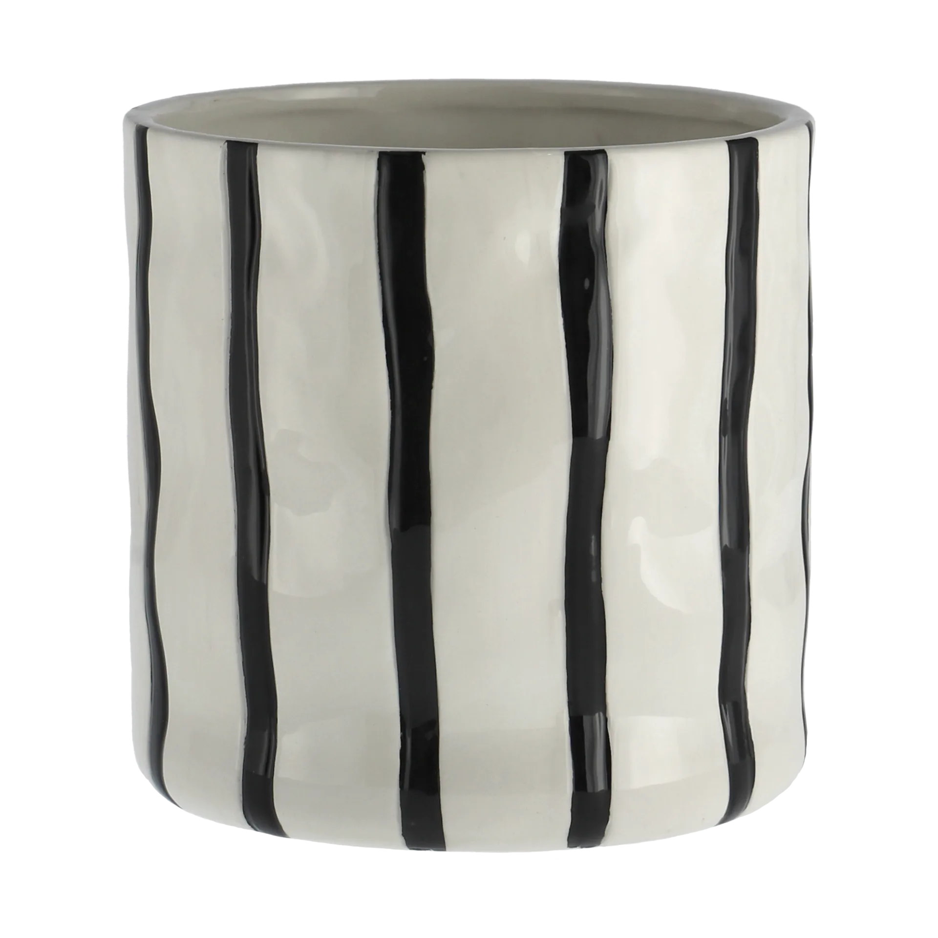 Thrive kruka Ø16 cm, Vit-svart Scandi Living