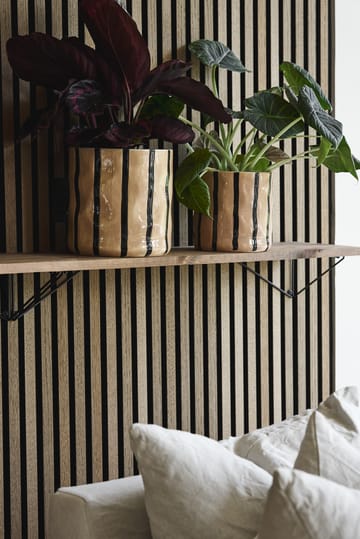 Thrive kruka Ø20 cm - Beige-svart - Scandi Living