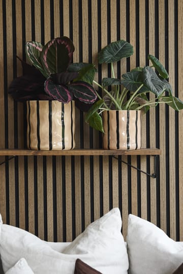 Thrive kruka Ø20 cm - Beige-svart - Scandi Living