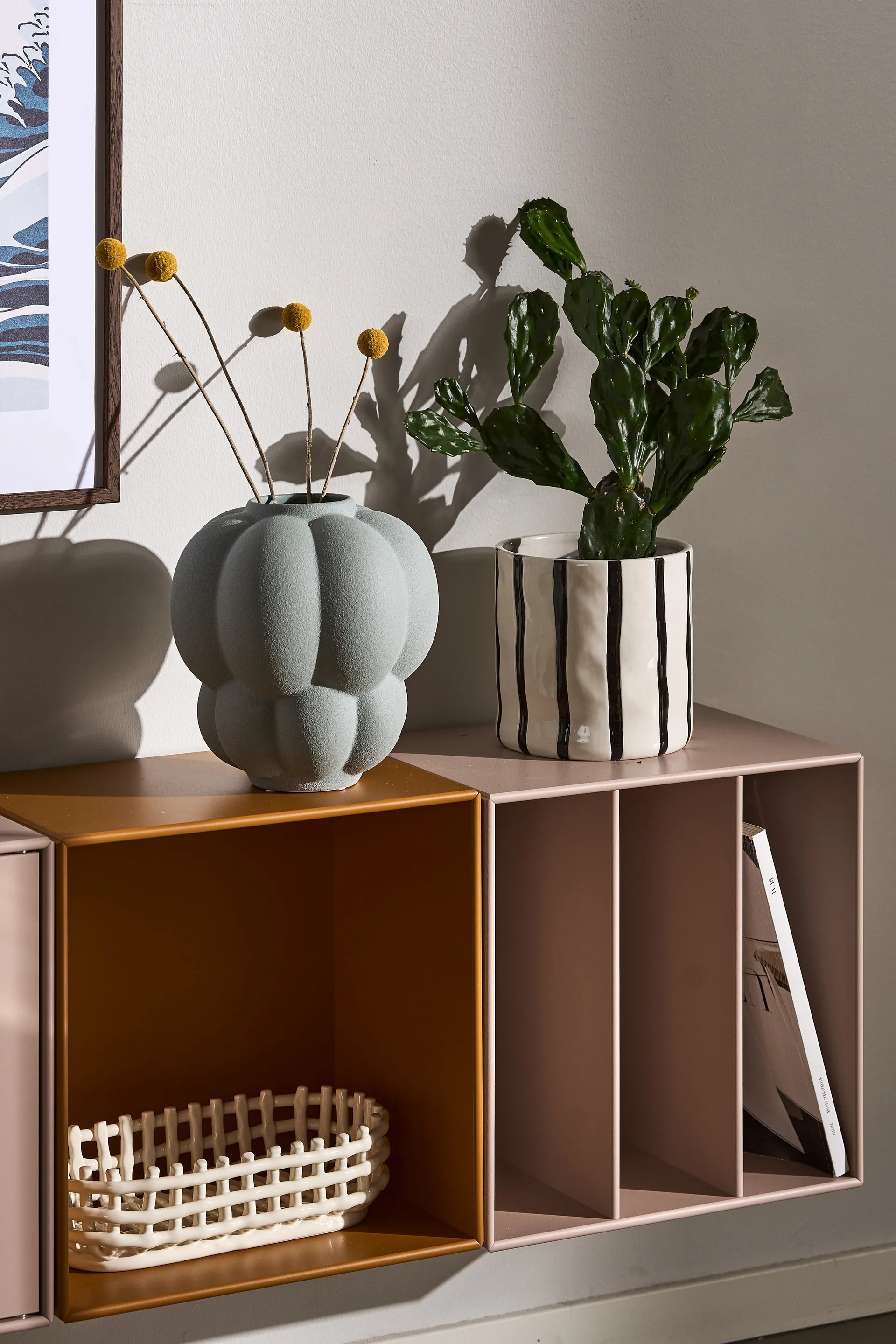 Thrive kruka Ø20 cm, Vit-svart Scandi Living