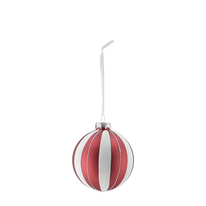 Tradition julgranskula 6-pack, Red/white Scandi Living