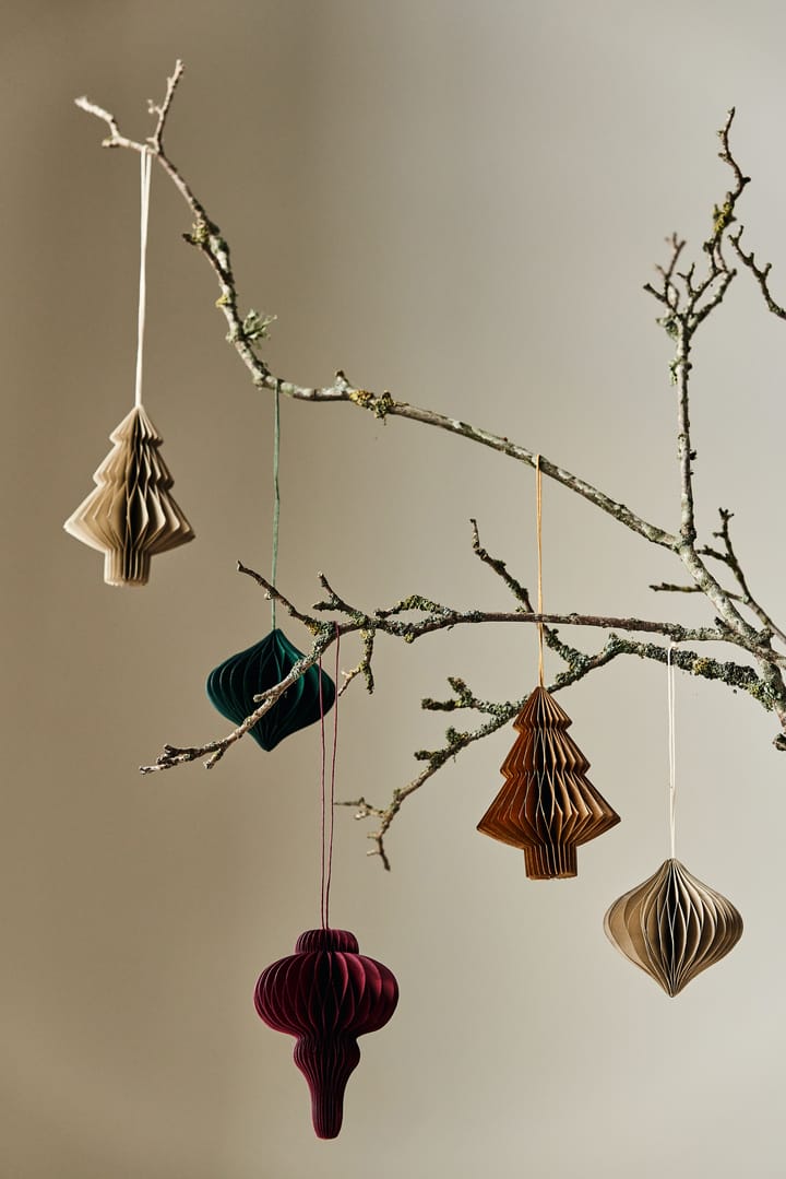 Tree julgranshänge 4-pack, Beige Scandi Living
