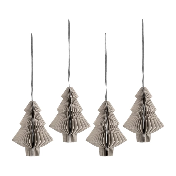 Tree julgranshänge 4-pack - Beige - Scandi Living