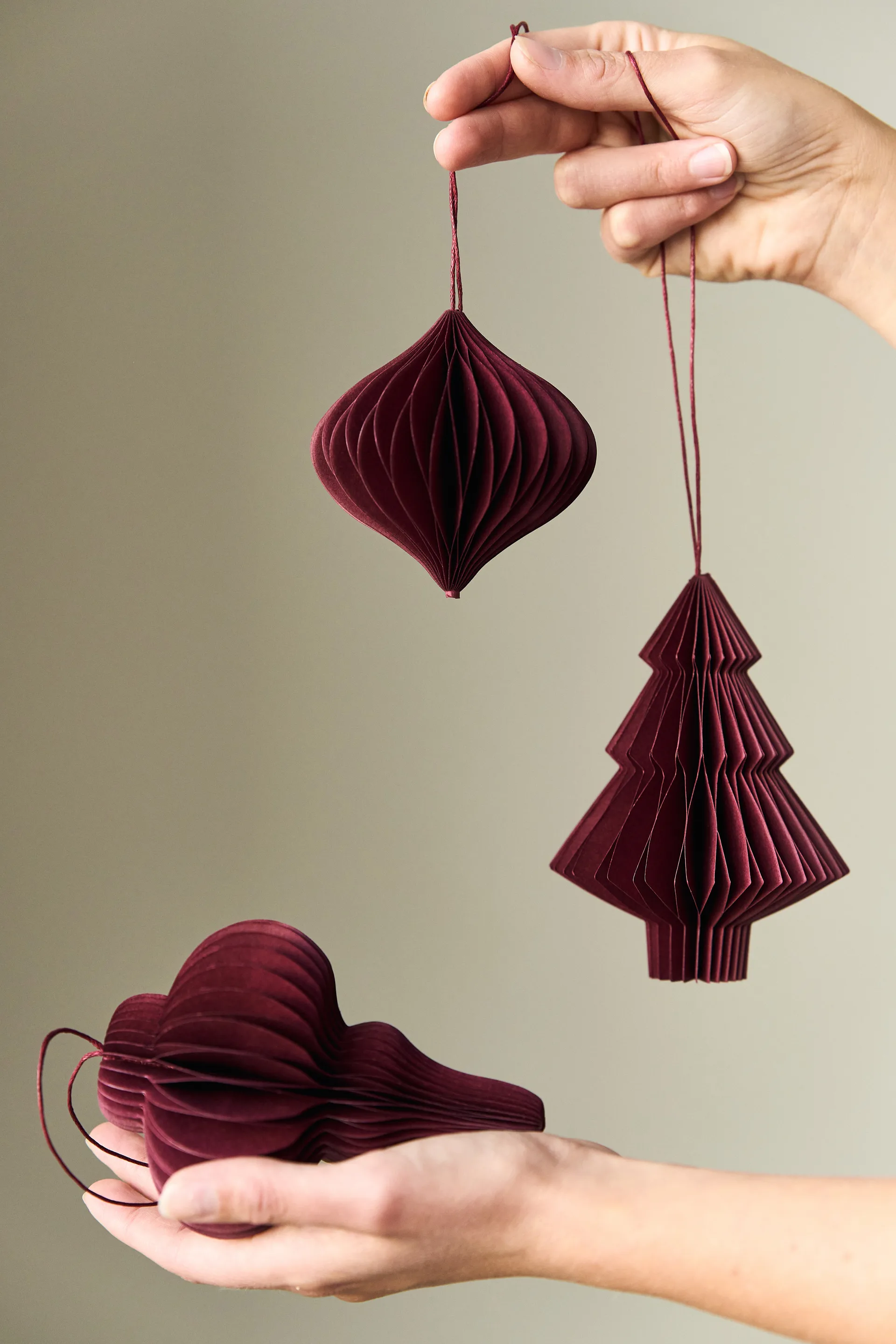 Tree julgranshänge 4-pack, Red Scandi Living
