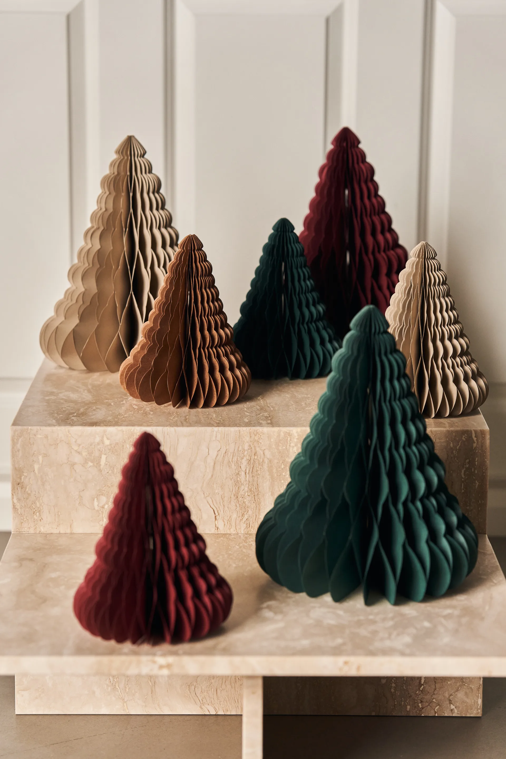 Trees juldekoration 2-pack, Beige Scandi Living