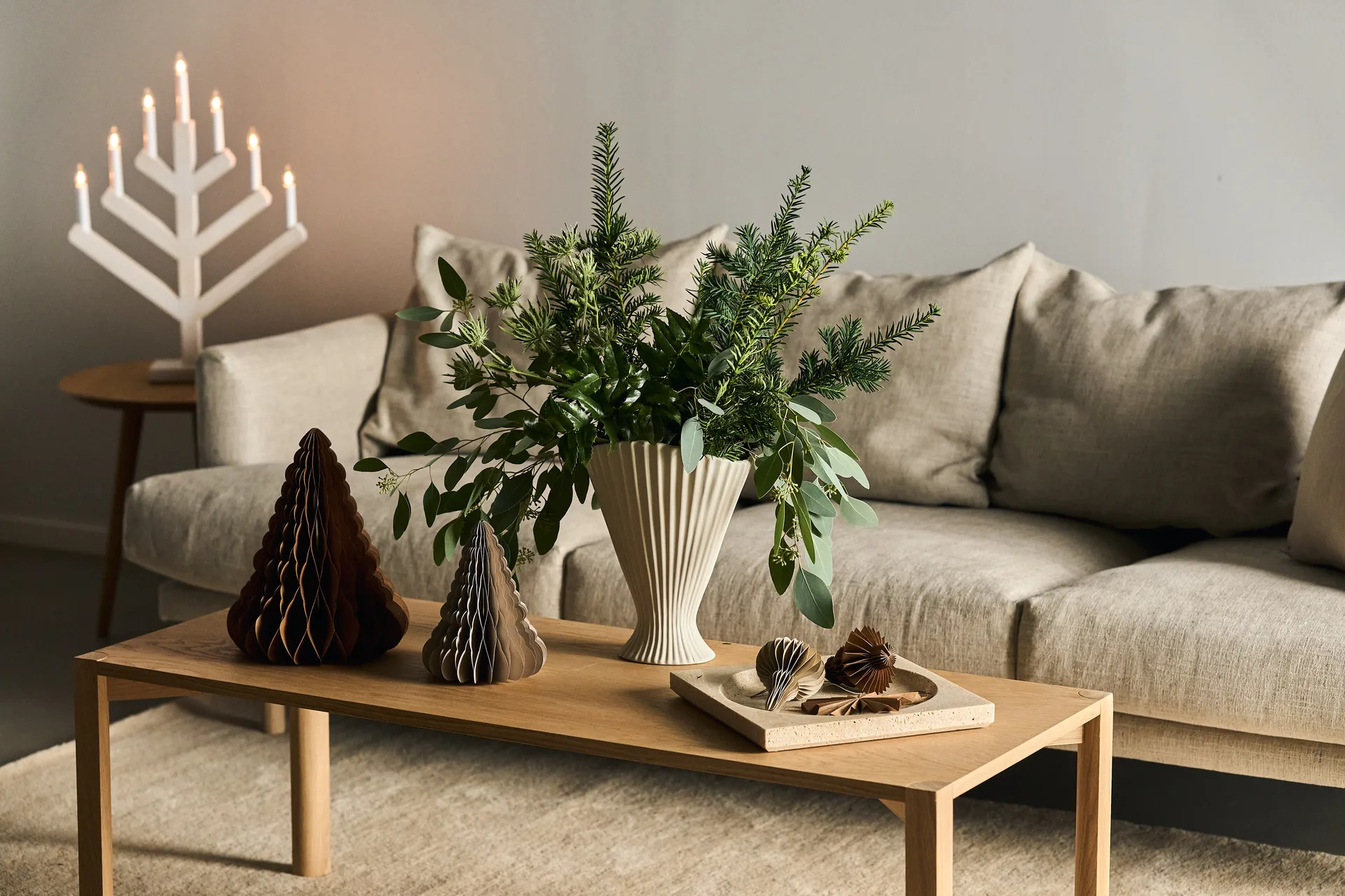 Trees juldekoration 2-pack, Natural Scandi Living