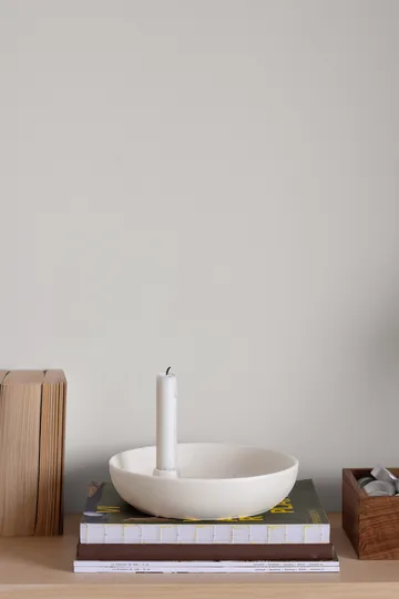 Valley ljusstake Ø21 cm - Vit - Scandi Living