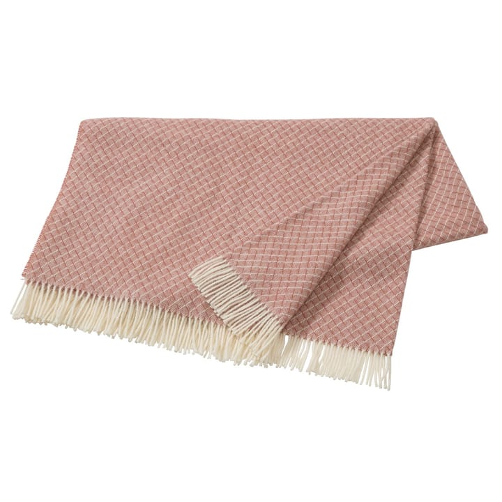 Wicker ullpläd - Dusty rose - Scandi Living