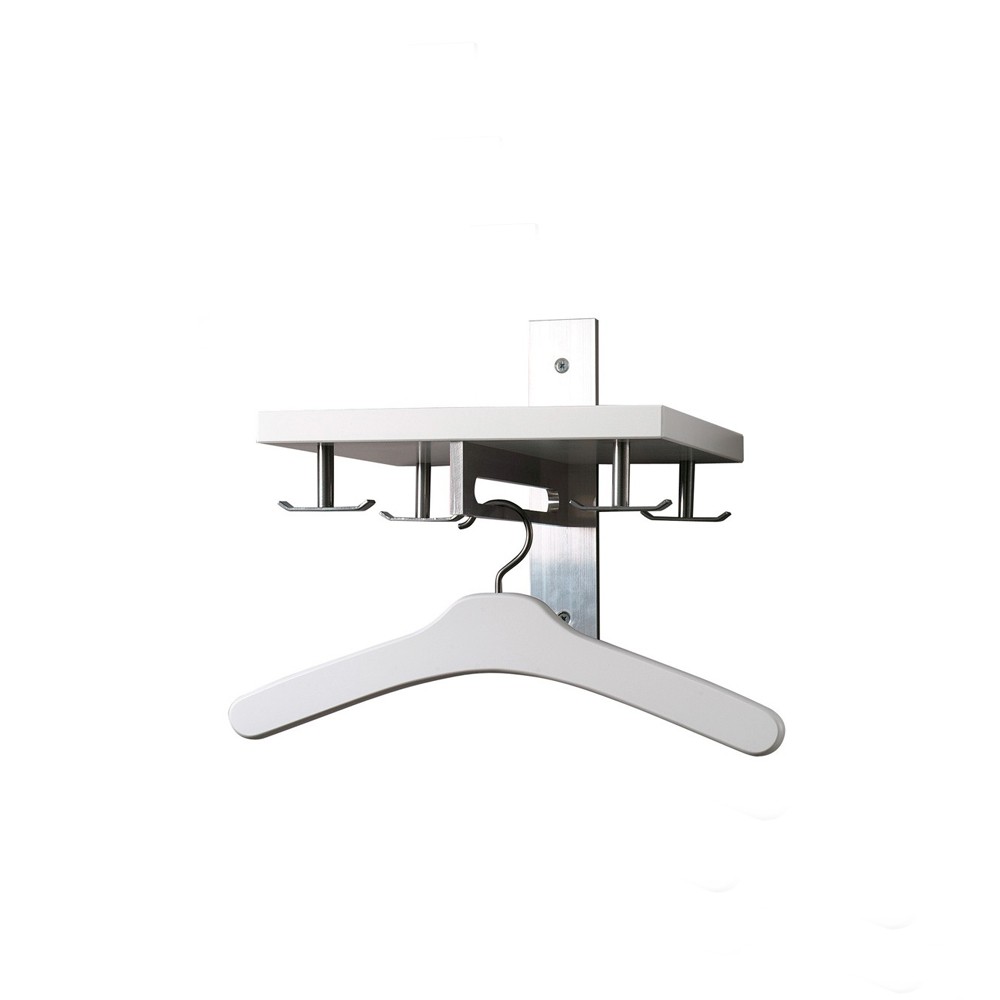 Scherlin hallhylla 5 Vit | Skandinavisk Design | Hatthyllor | Vit