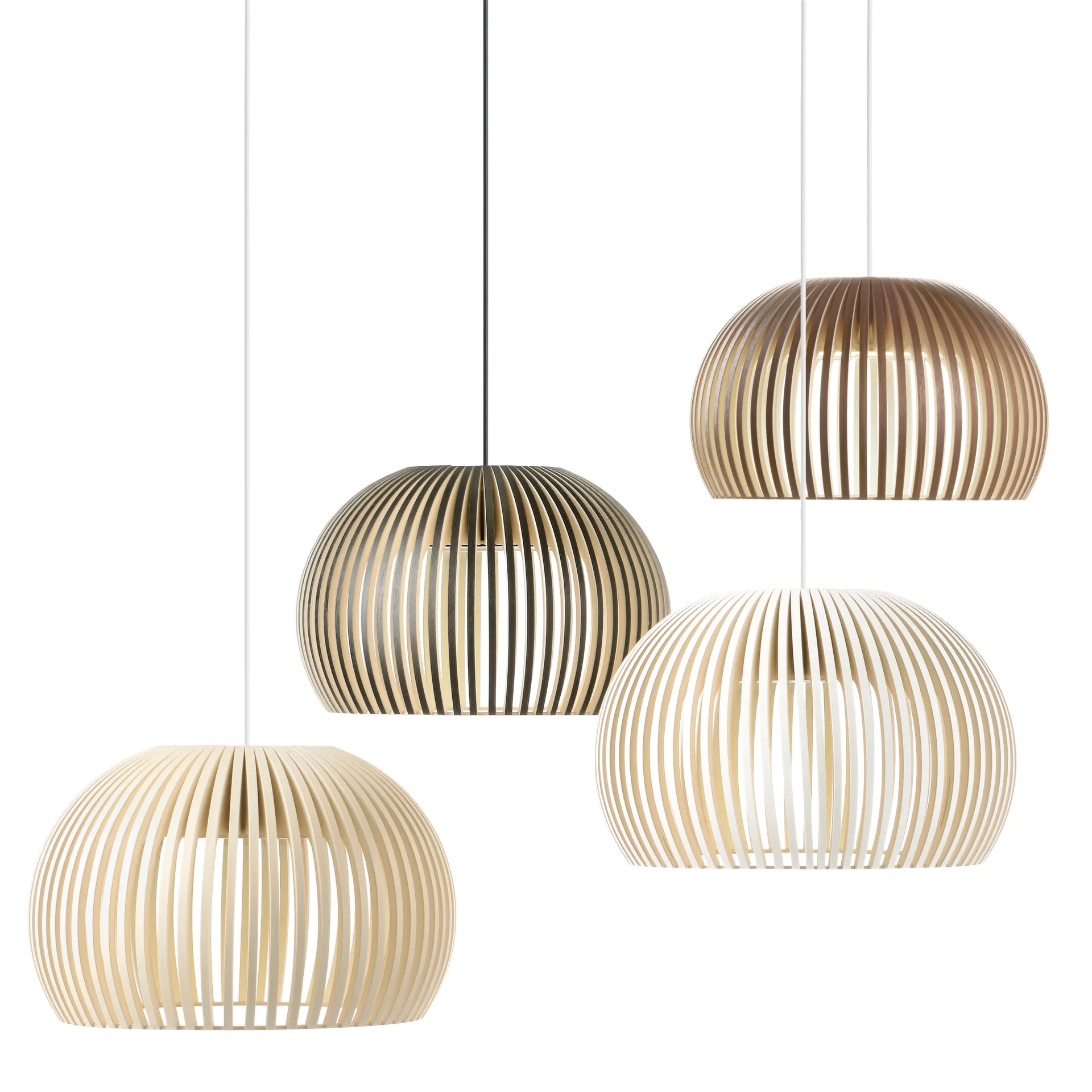 Atto 5000, taklampa, natural birch Secto Design