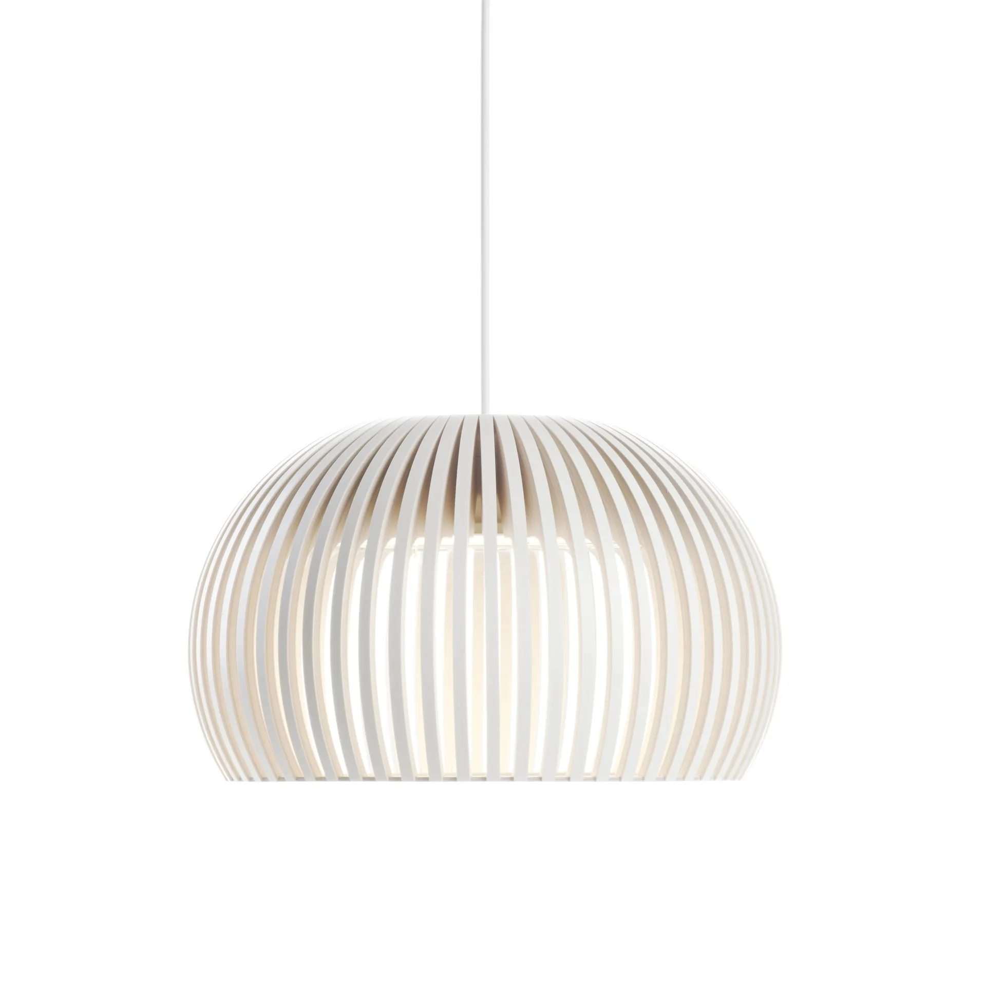 Atto 5000, taklampa, white laminated Secto Design