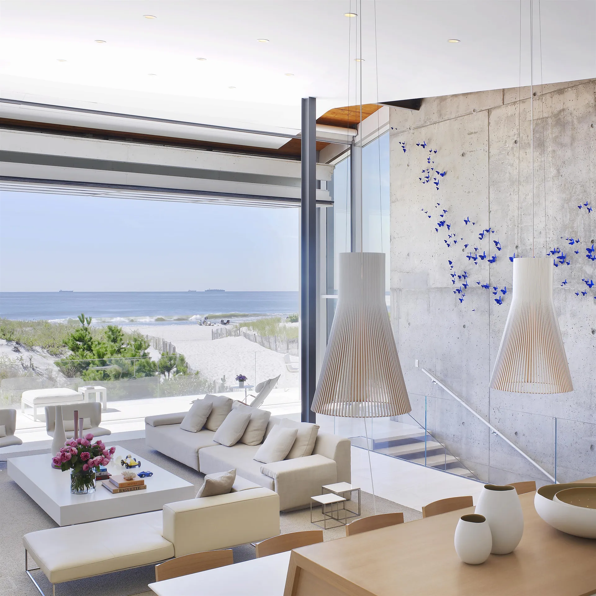 Magnum 4202, taklampa, white laminated Secto Design