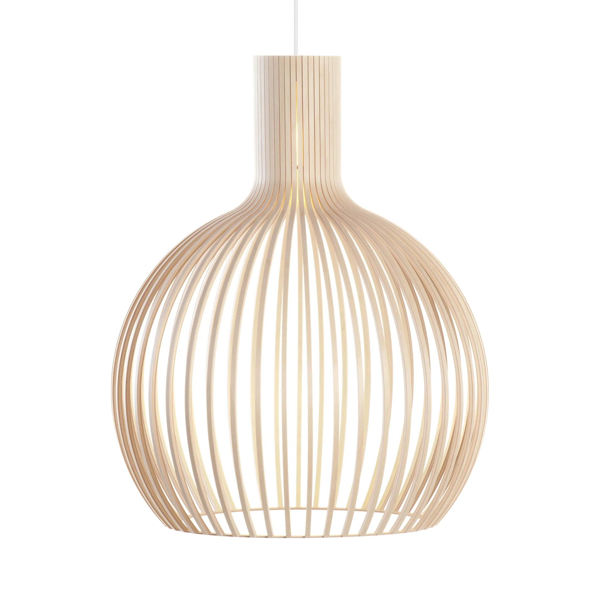 Octo 4240, taklampa, natural birch Secto Design