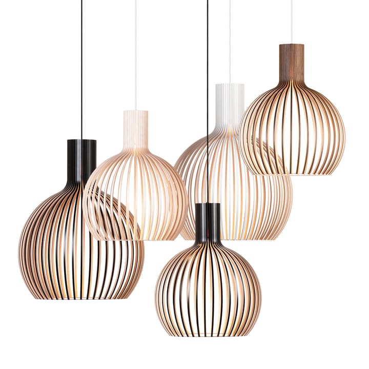 Octo Small 4241 taklampa, Natur björk Secto Design