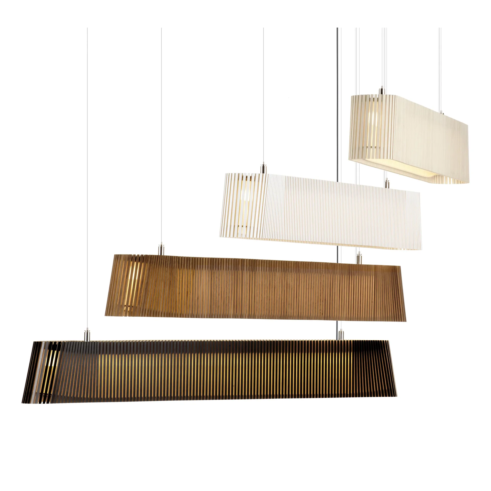 Owalo 7000, taklampa, natural birch Secto Design