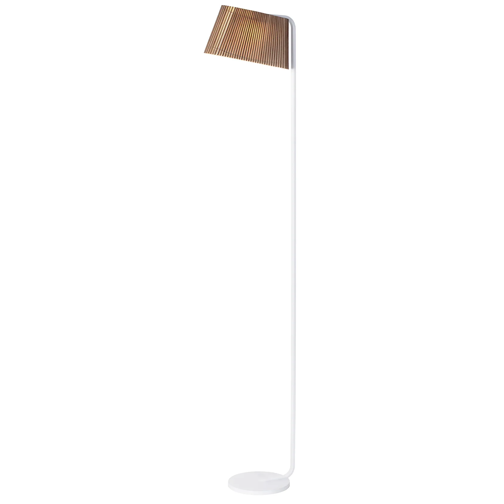 Owalo 7010 golvlampa, Walnut veneer Secto Design
