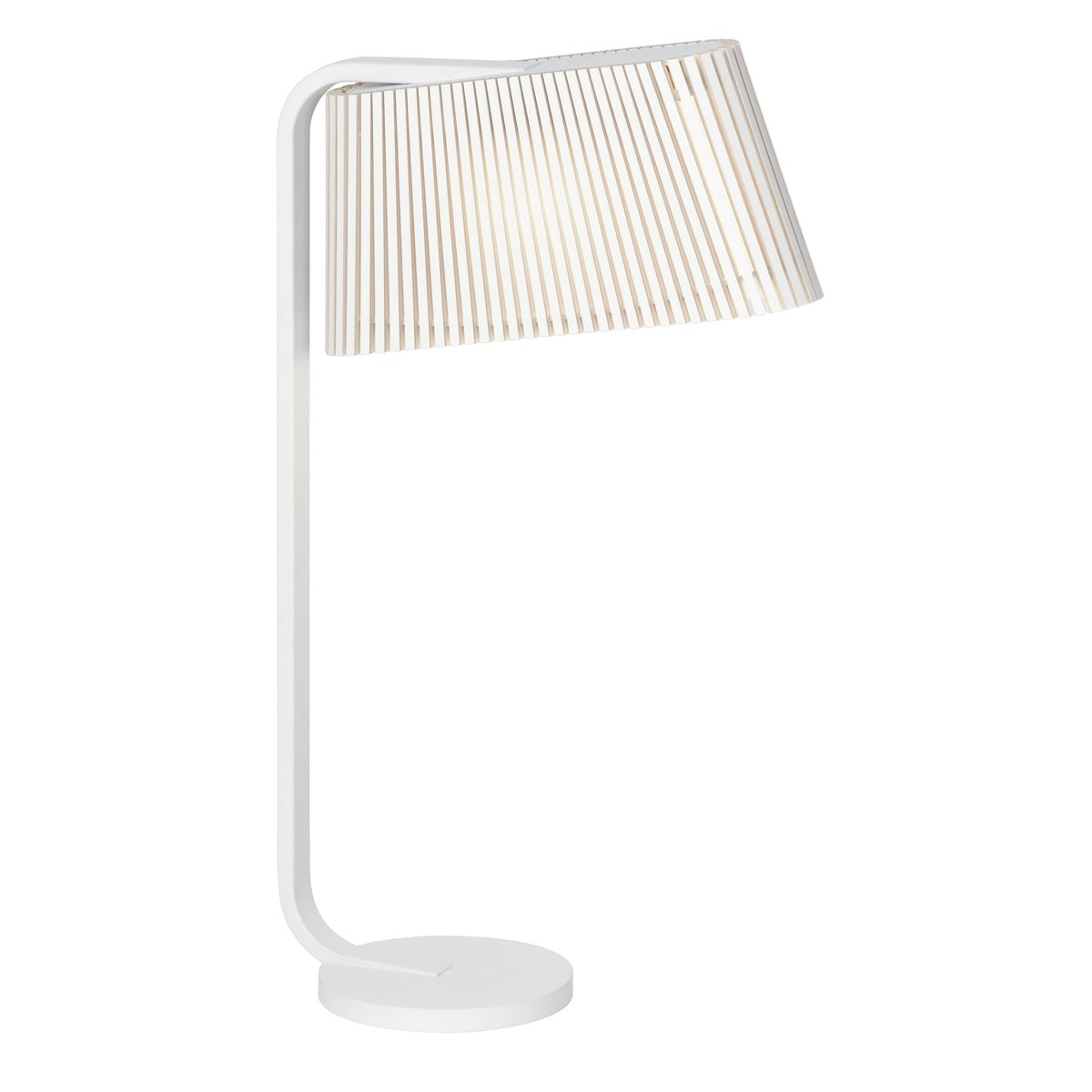 Secto Design Owalo 7020, bordslampa white laminated