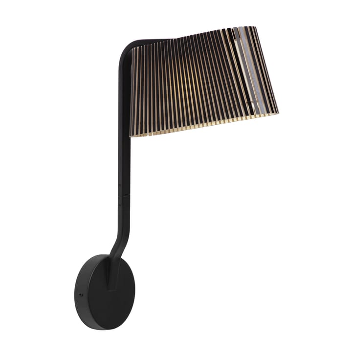 Owalo 7030, vägglampa - black laminated - Secto Design