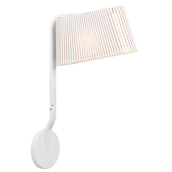 Owalo 7030, vägglampa - white laminated - Secto Design