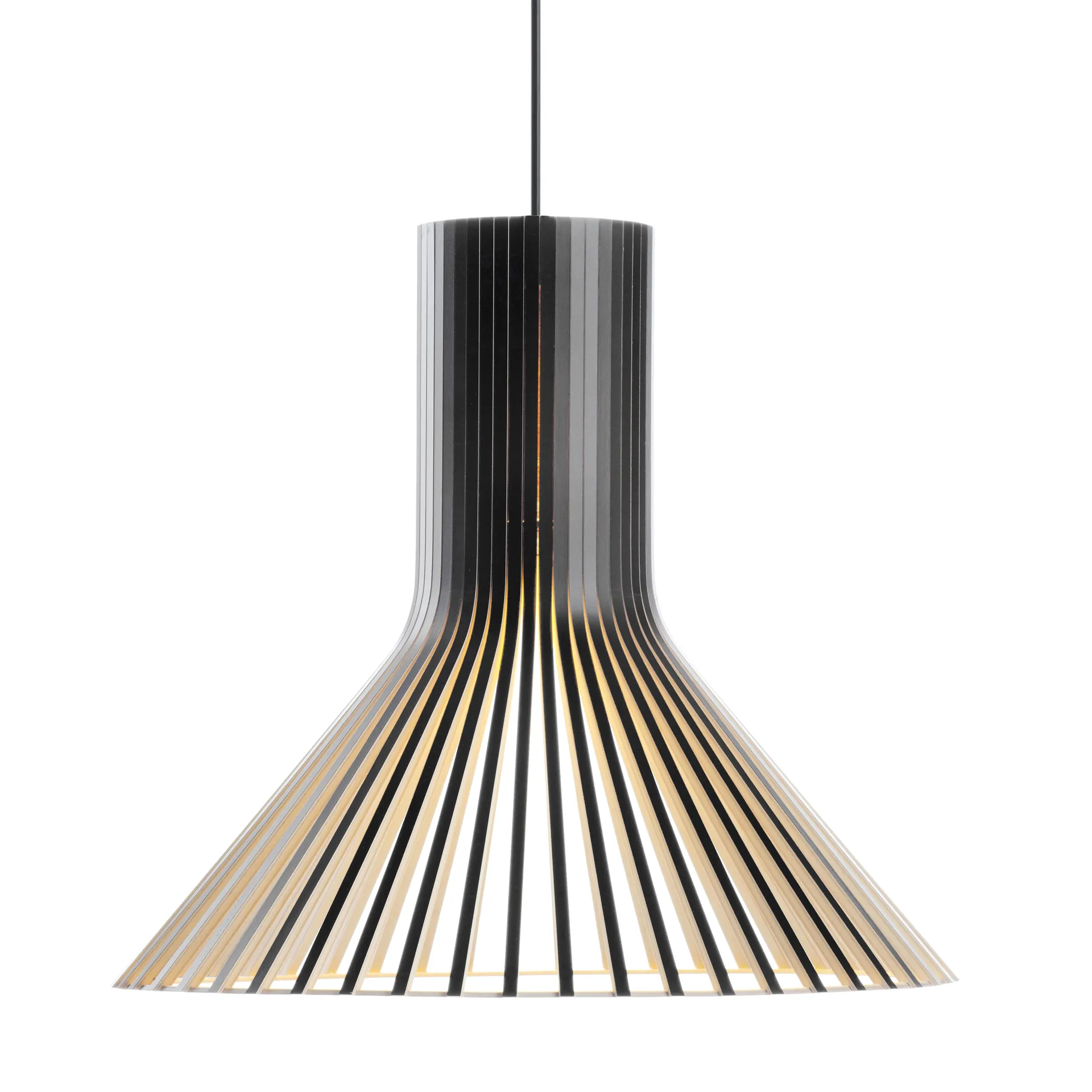 Puncto 4203, taklampa, black laminated Secto Design