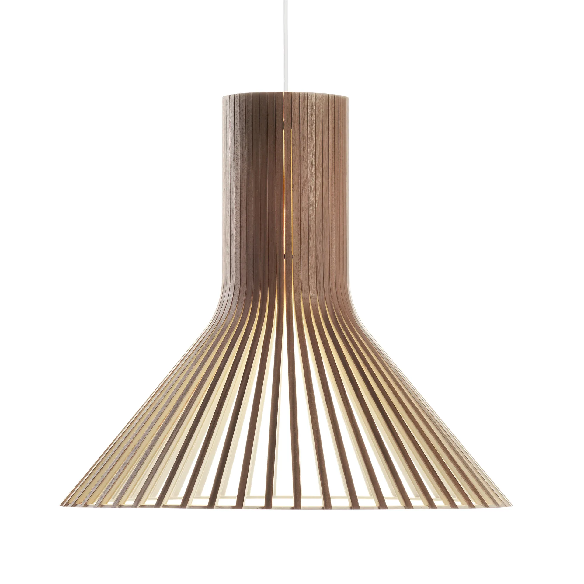 Puncto 4203, taklampa, walnut veneer Secto Design