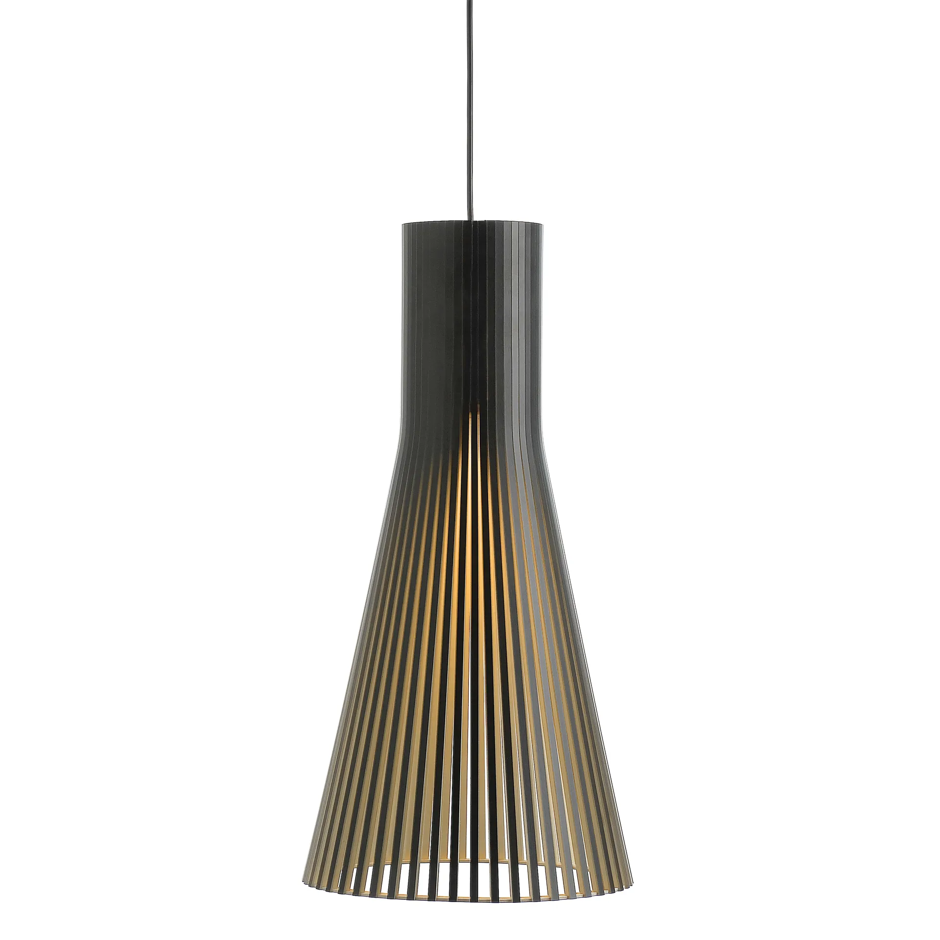 Secto 4200 taklampa, black laminated Secto Design