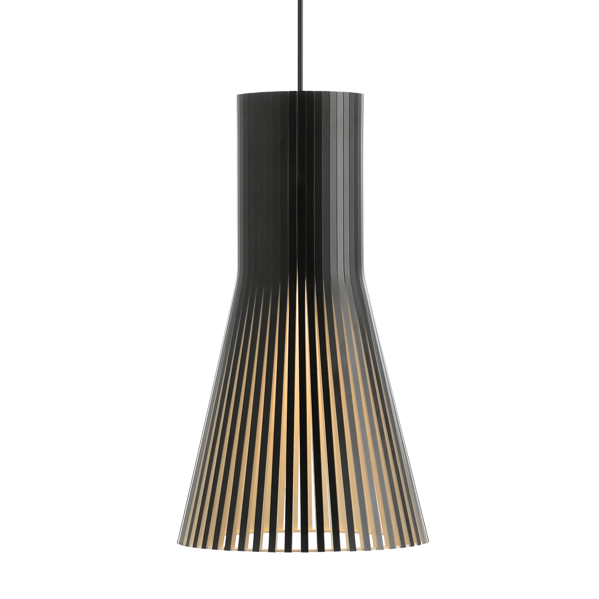 Secto 4201 taklampa, black laminated Secto Design