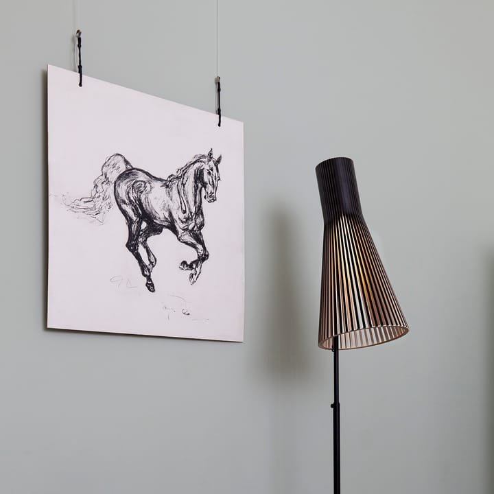 Secto 4210 golvlampa, Black laminated Secto Design