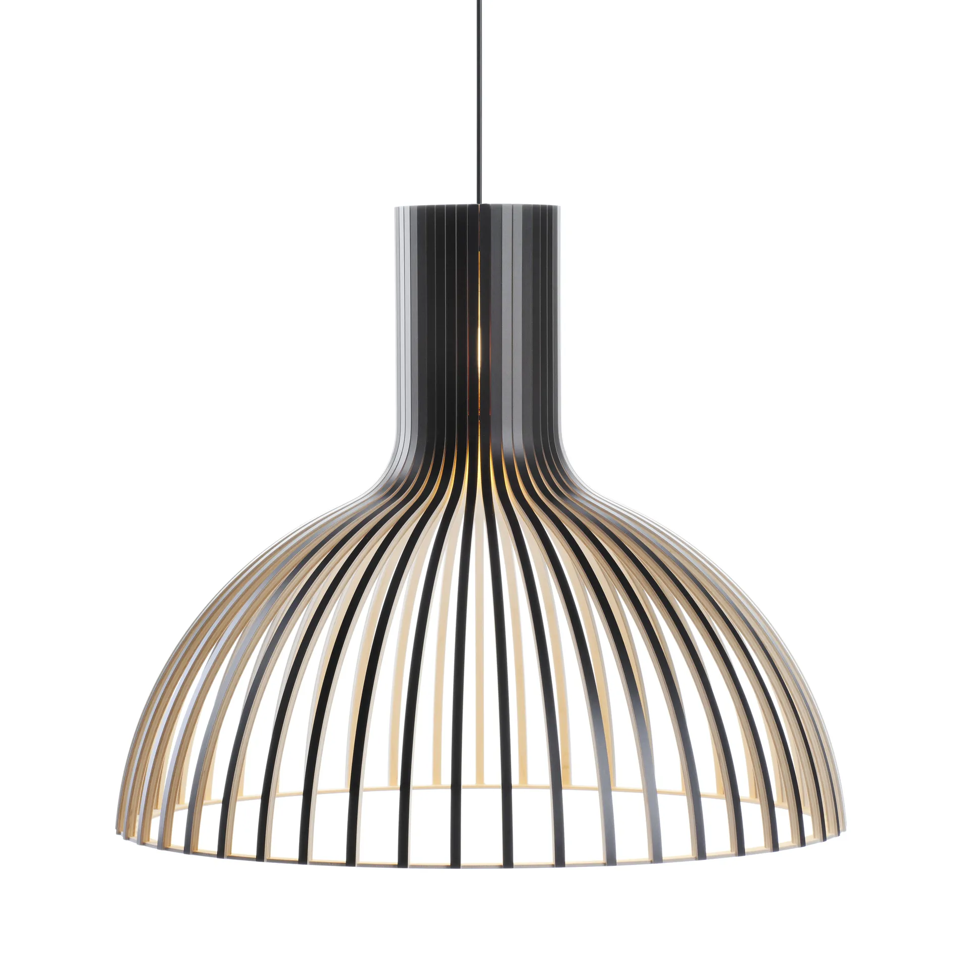 Victo 4250, taklampa, black laminated Secto Design