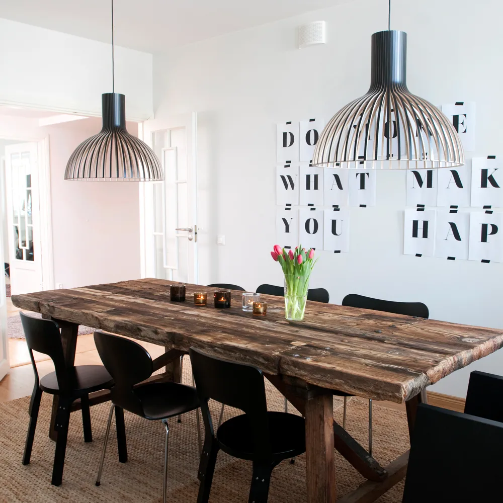 Victo 4251 pendel, svart, small Secto Design