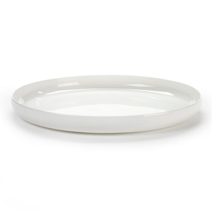 Base tallrik med hög kant vit - 28 cm - Serax