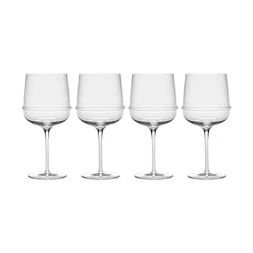 Dune rödvinsglas 45 cl 4-pack - Clear - Serax