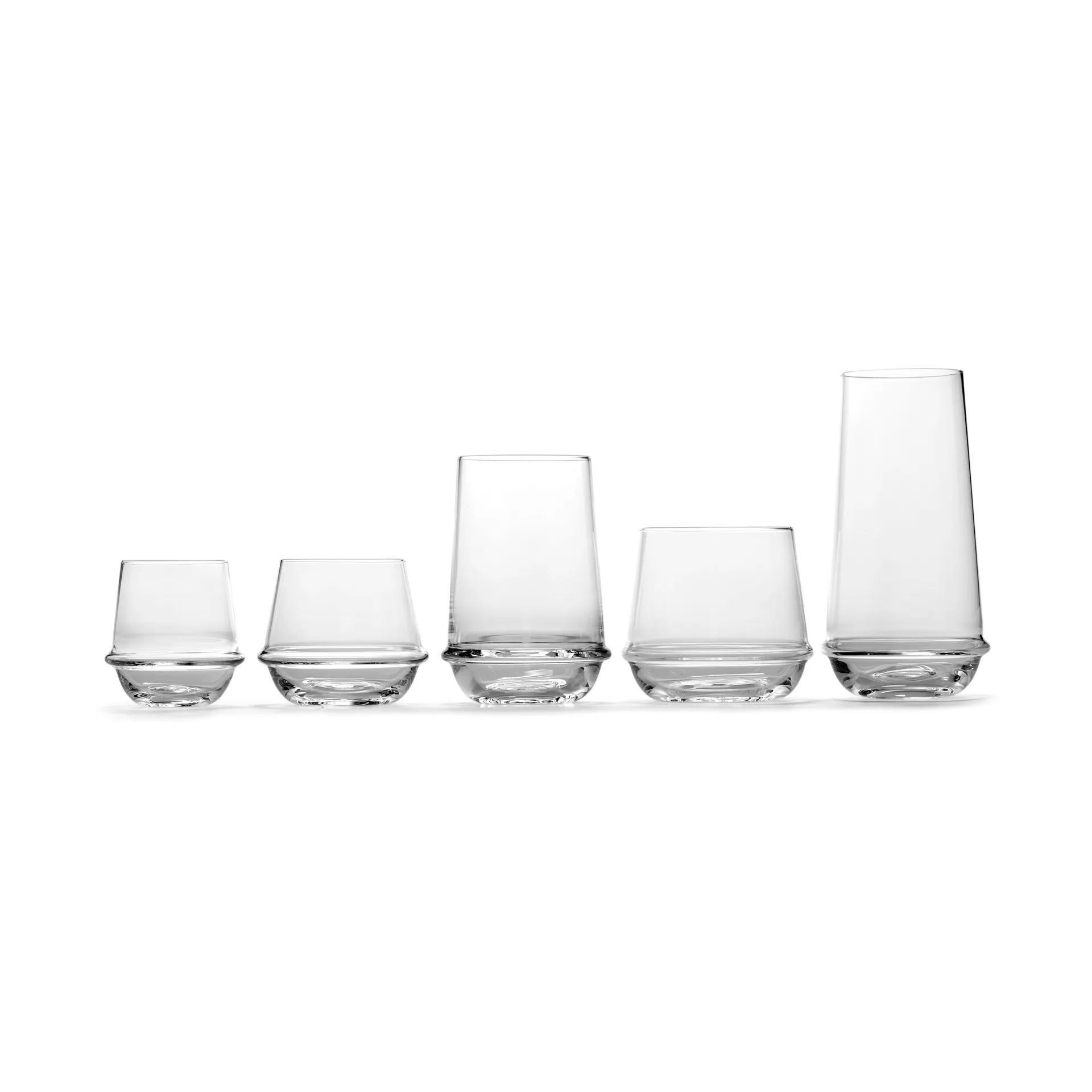 Dune whiskyglas 35 cl 4-pack, Clear Serax