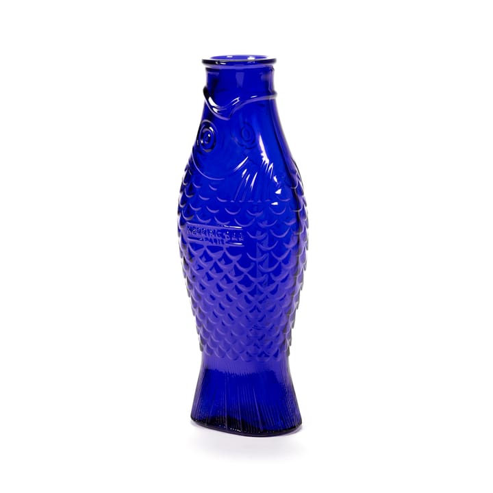 Fish & Fish glasflaska 85 cl - Cobalt blue - Serax