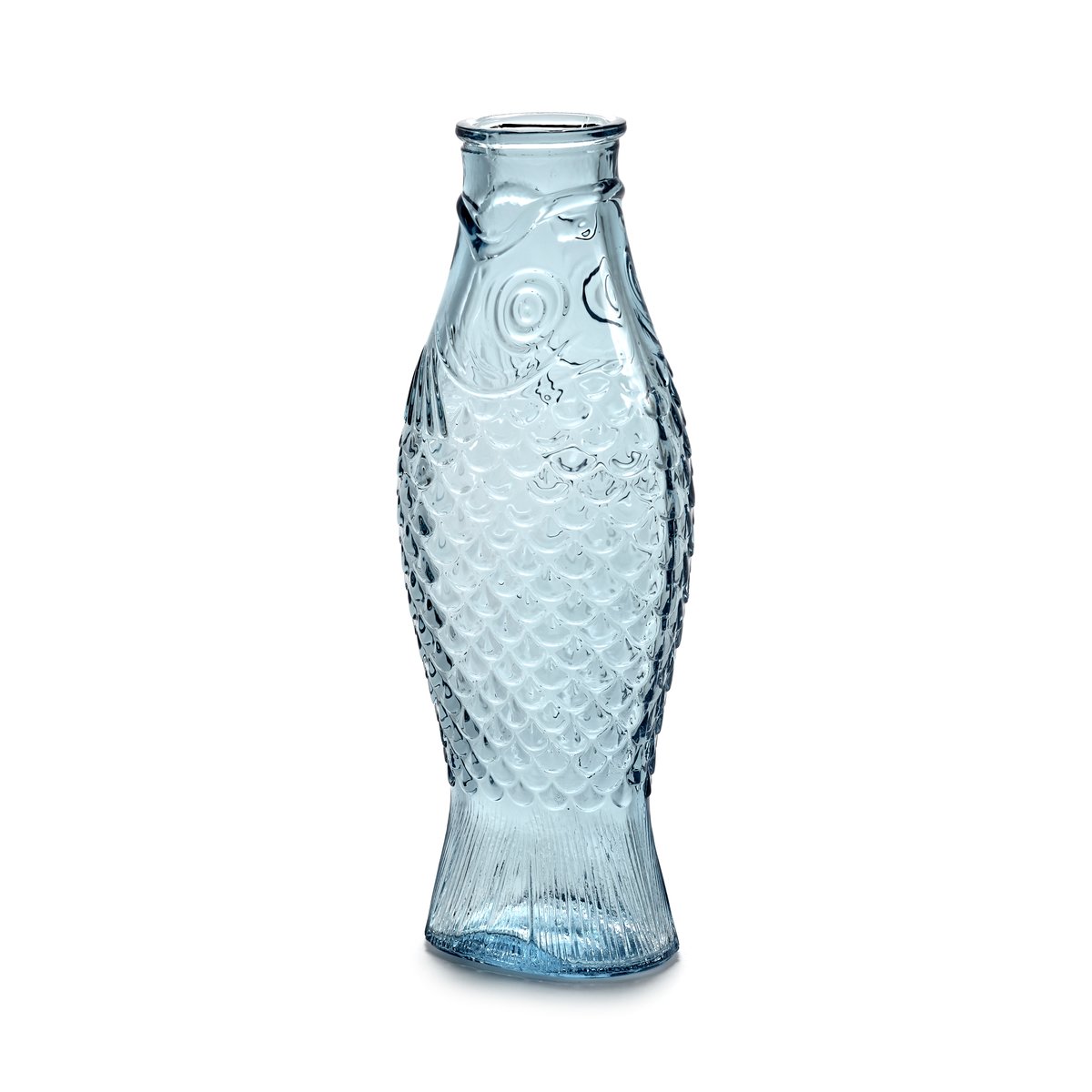 Serax Fish & Fish glasflaska 85 cl Light blue | Skandinavisk Design | Vattenkaraffer & Kannor | Blå