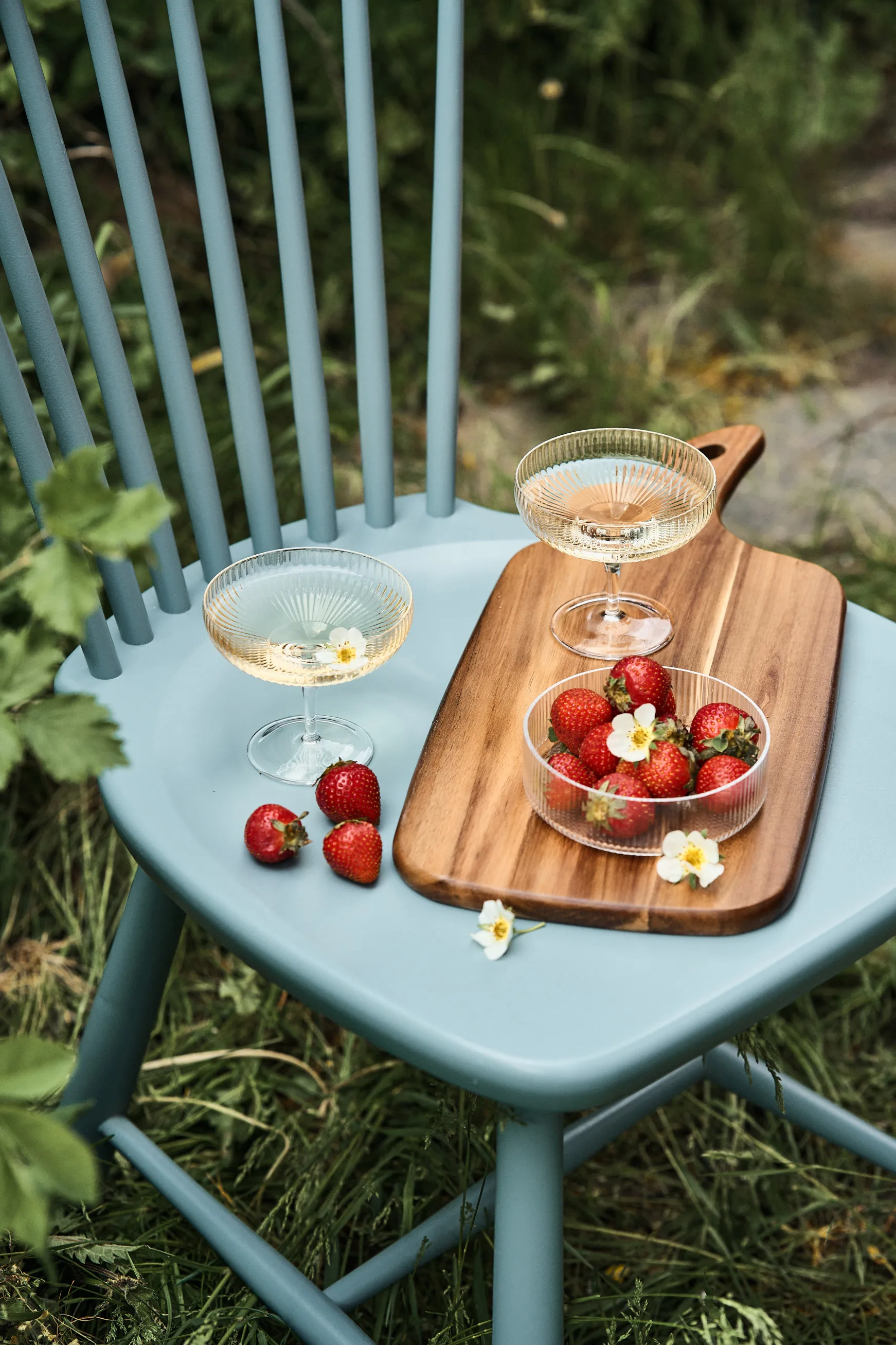 Inku champagne coupe glas 15 cl, Clear Serax