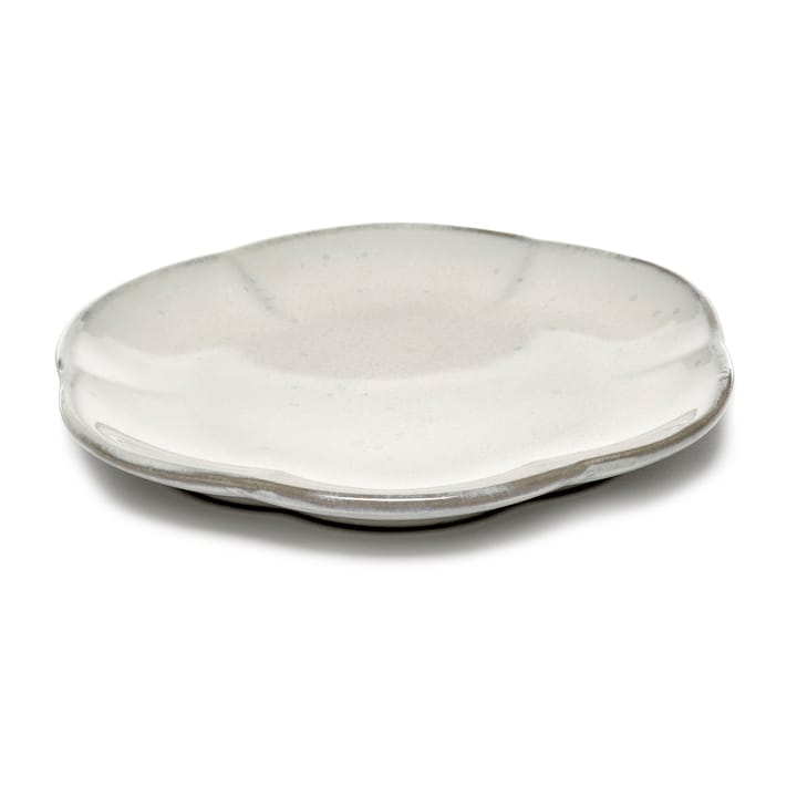Inku räfflad tallrik M Ø13,9 cm - White - Serax