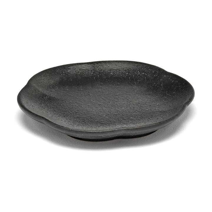 Inku räfflad tallrik S Ø8,9 cm - Black - Serax