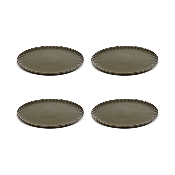 Inku tallrik XL Ø27 cm 4-pack - Green - Serax