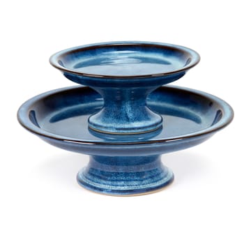 Pure tårtfat glaserad L Ø23,5 cm - Dark Blue - Serax