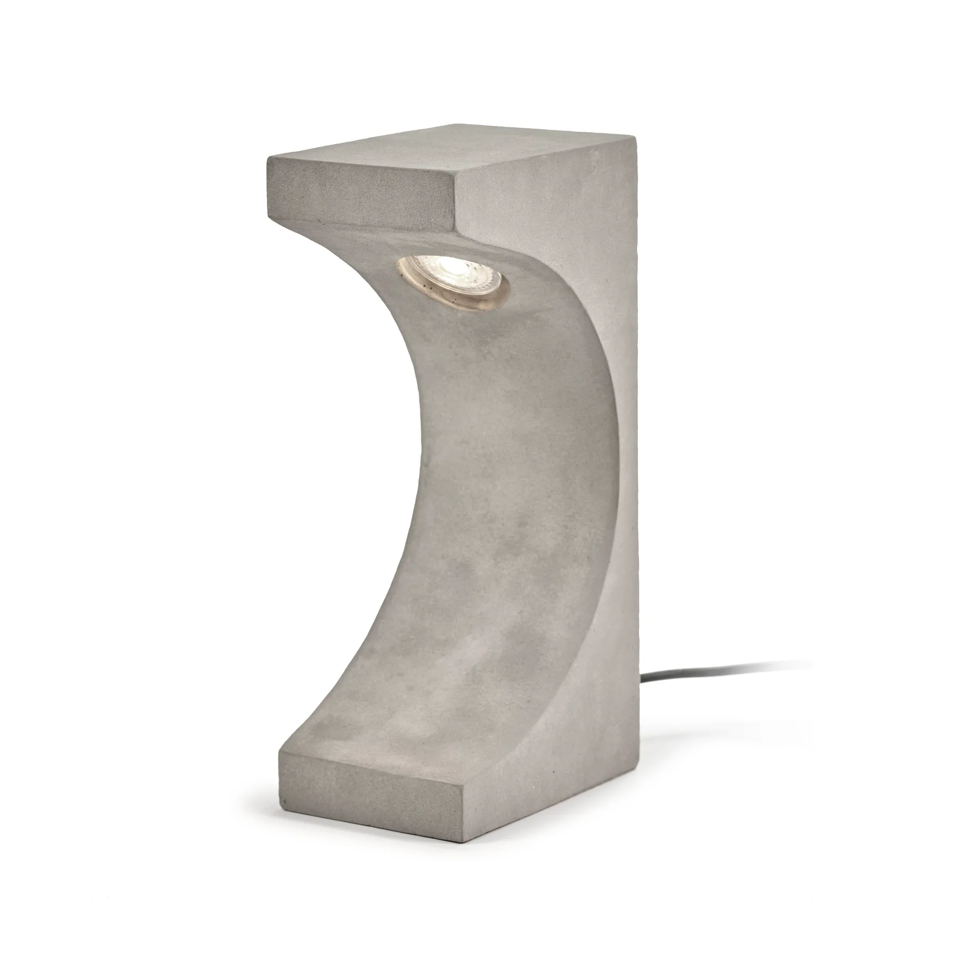 Tangent Concrete bordslampa 33 cm, Grey Serax