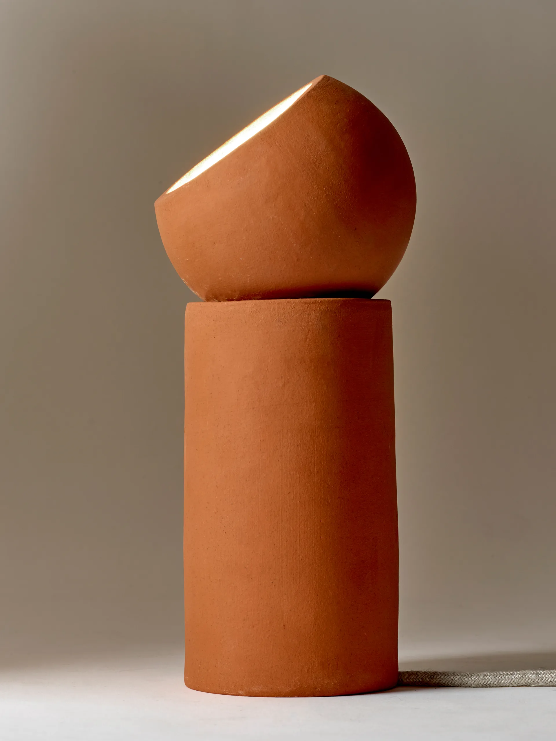 Terra golvlampa S, Terracotta Serax