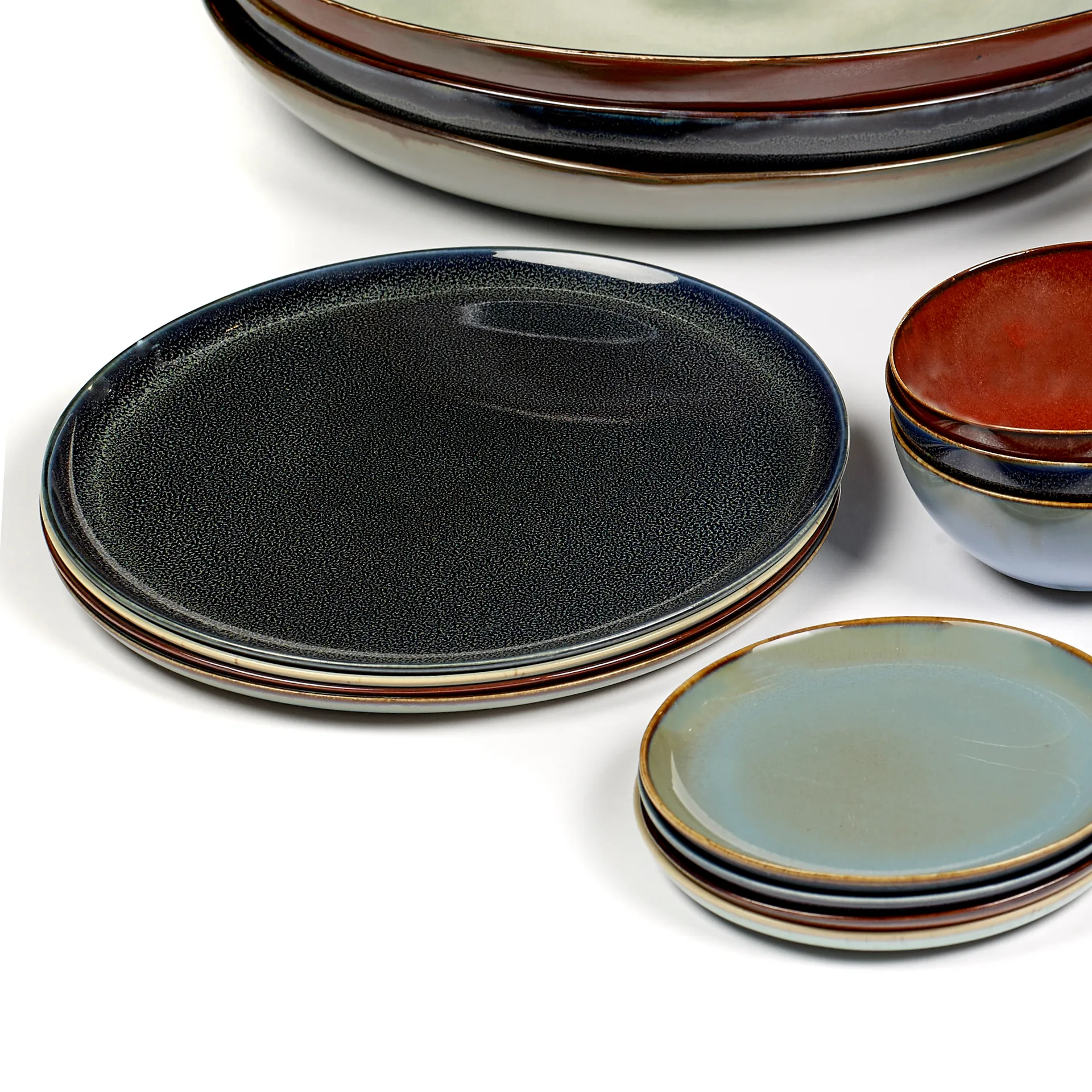 Terres de Rêves assiett 22 cm, Dark blue Serax