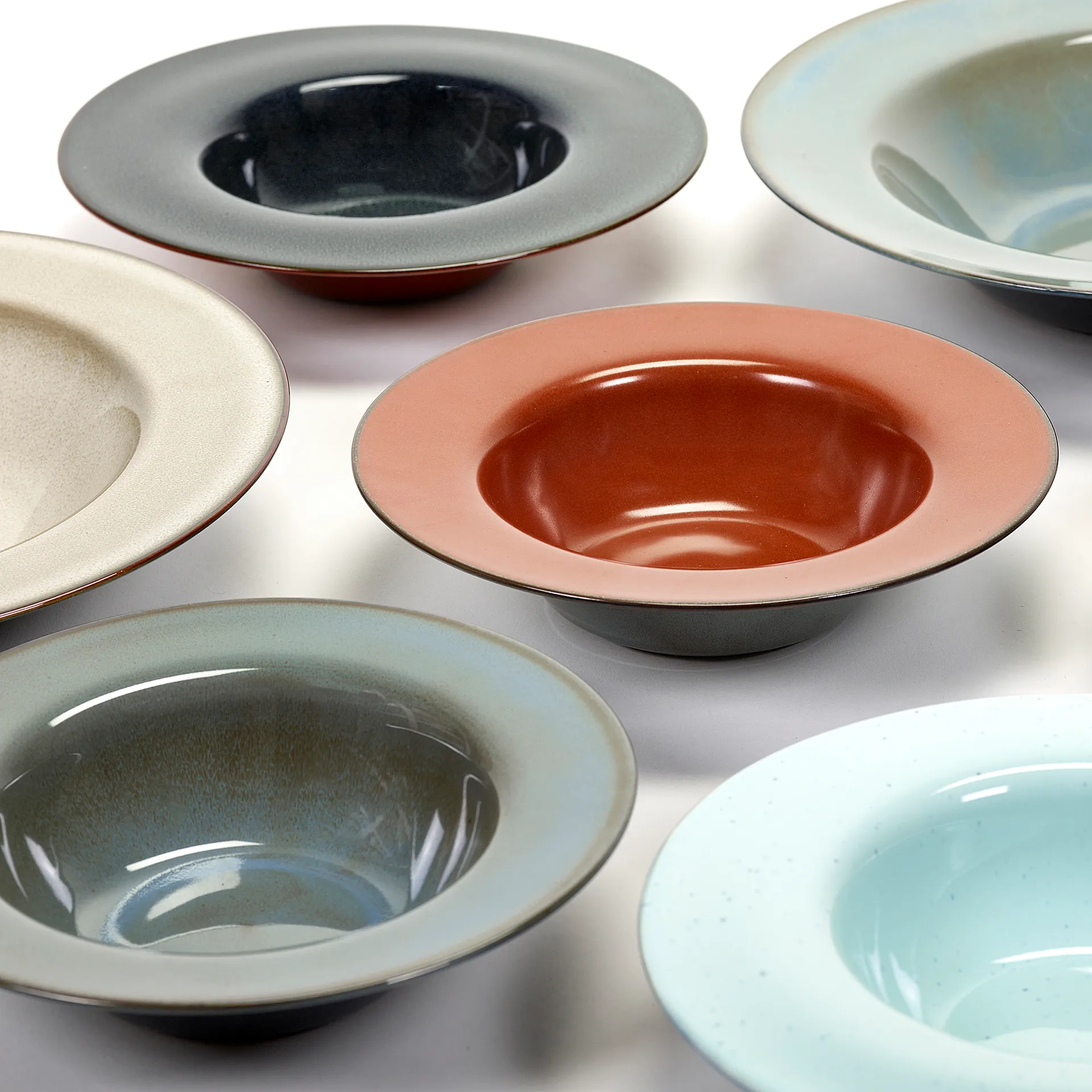 Terres de Rêves djup tallrik 21,3 cm, Blue grey-dark blue Serax